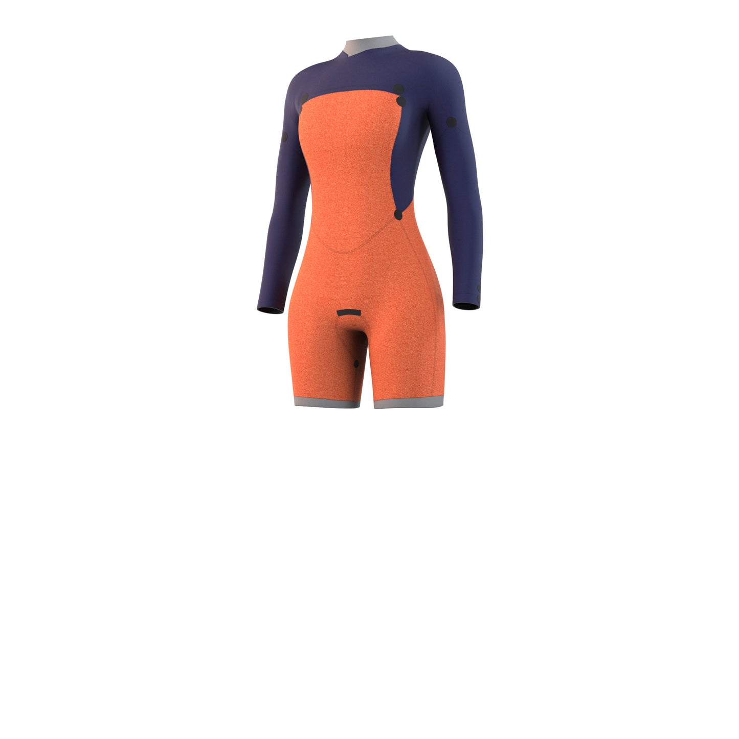 Mystic Dazzled Longarm Shorty 3/2mm Double Fzip Women - Spring Wetsuits