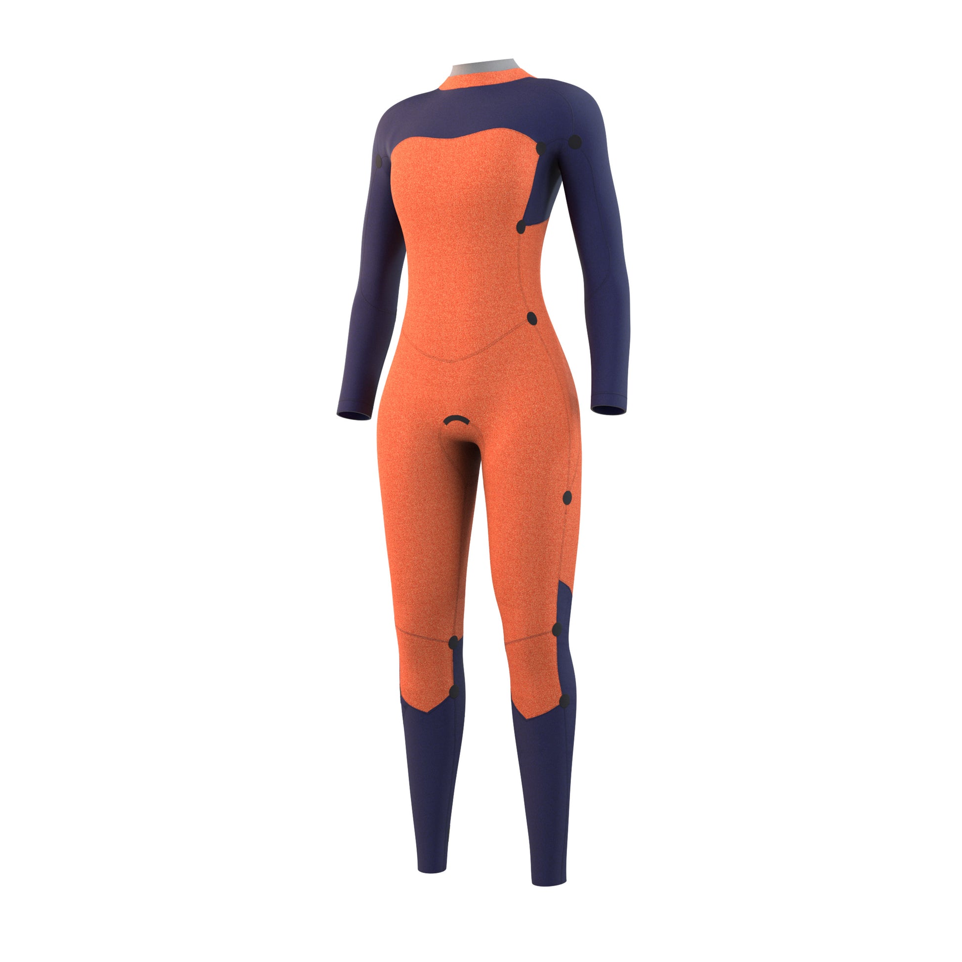 Mystic Dazzled Fullsuit 5/3mm Bzip Women - Fullsuit / Back-zip