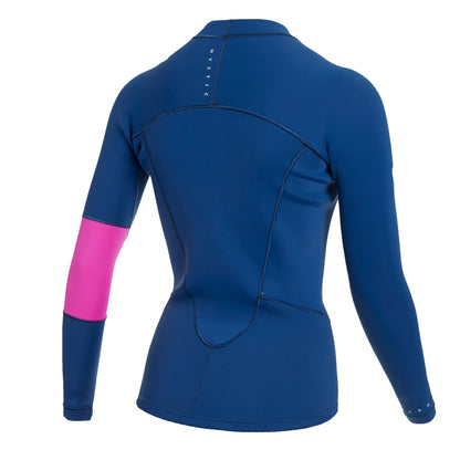 Mystic Lunar L/S Vest Neoprene 2mm Women Summer Blue - Jackets