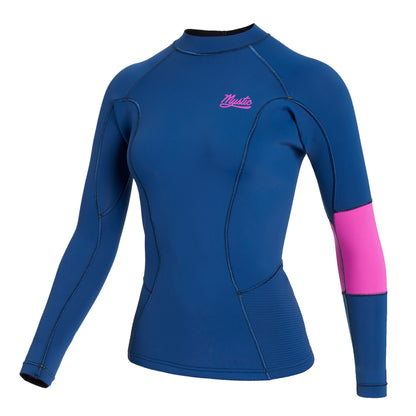 Mystic Lunar L/S Vest Neoprene 2mm Women Summer Blue - Jackets