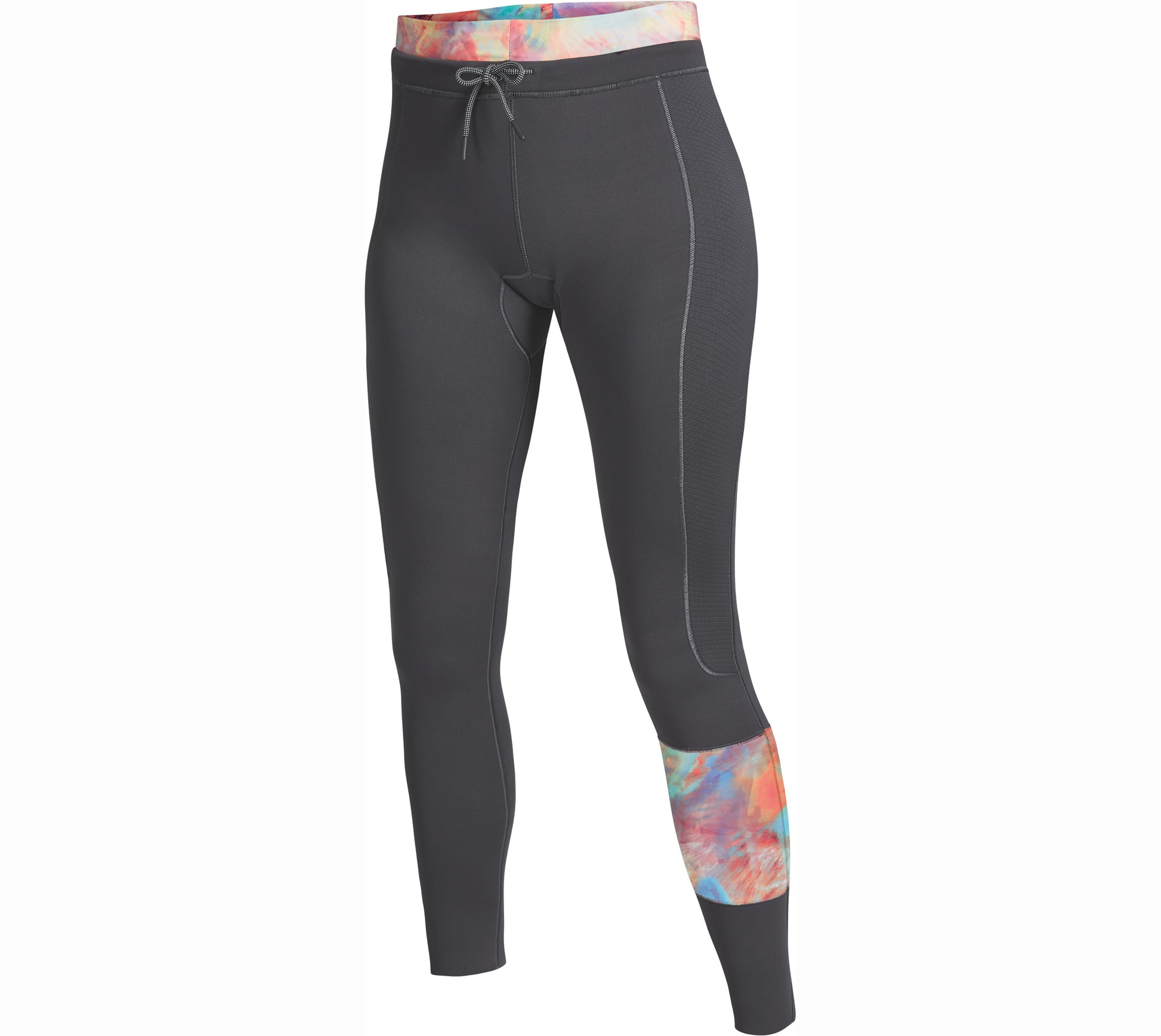 Mystic Lunar Neo Pants L/S 2/2mm Bzip Women Dark Grey - Pants