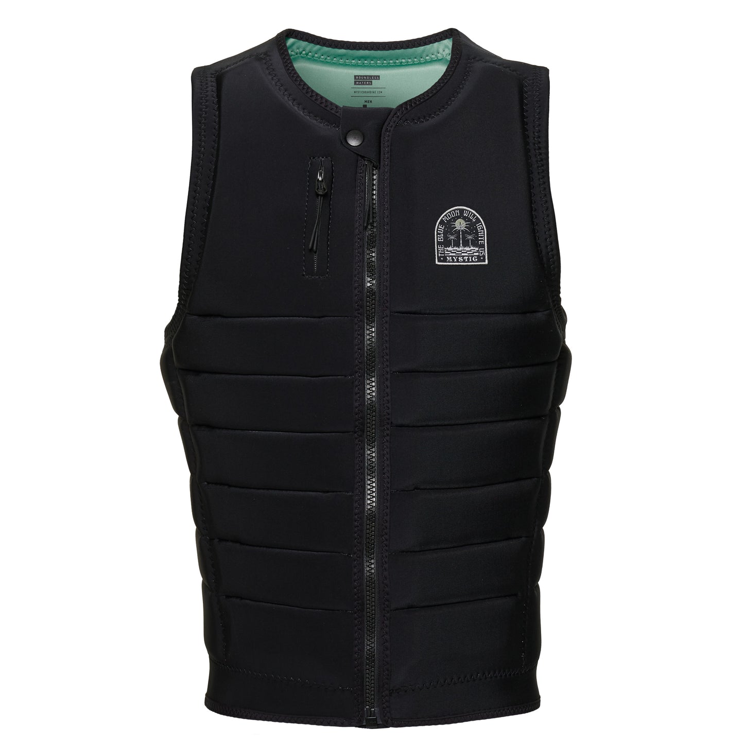 Mystic Check Out Impact Vest Fzip Wake - Impact Wake Vests