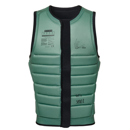 Mystic Check Out Impact Vest Fzip Wake - Impact Wake Vests