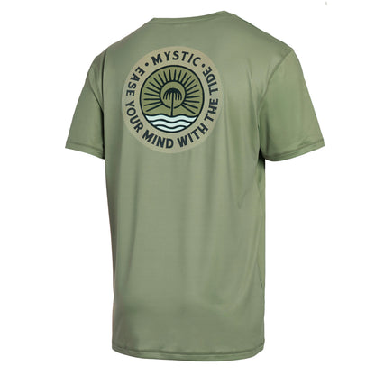 Mystic Ease SS Rashvest Olive Green - S/S Vests
