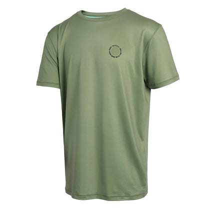 Mystic Ease SS Rashvest Olive Green - S/S Vests
