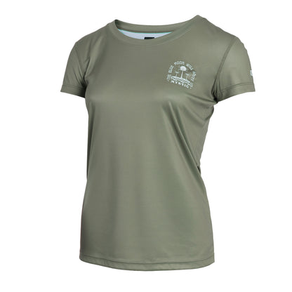 Mystic Ignite SS Quickdry Women Olive Green - S/S Vests