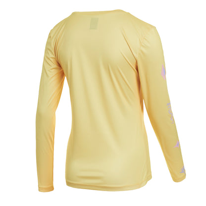 Mystic Paradise LS Quickdry Women Pastel Yellow - L/S Vests