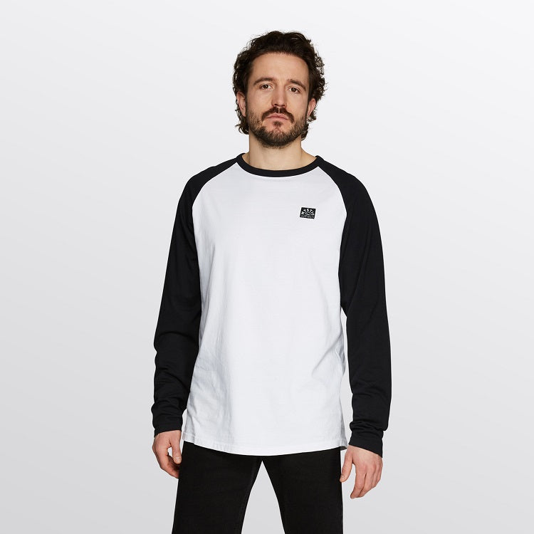 Mystic Lowe LS Tee - Black / White - Tees