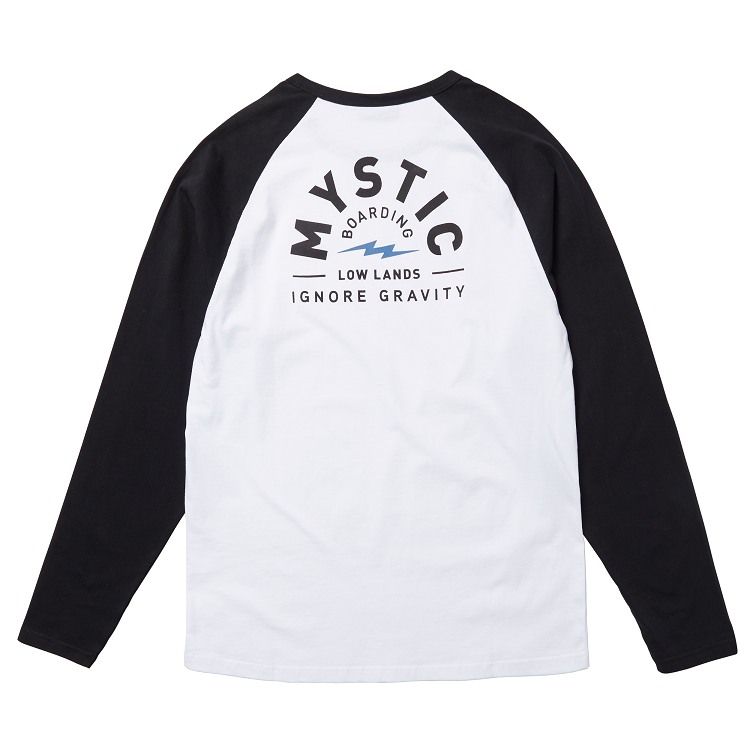 Mystic Lowe LS Tee - Black / White - Tees
