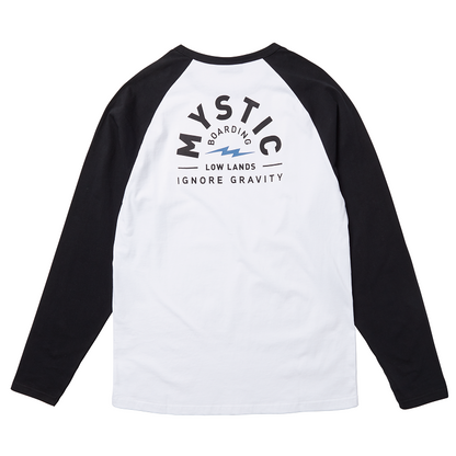 Mystic Lowe LS Tee - Black / White - Tees