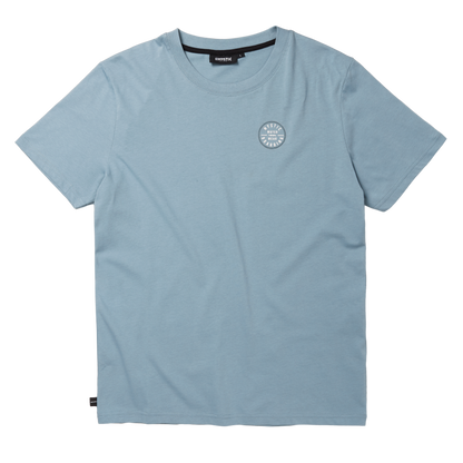 Mystic Boarding Tee Grey Blue - Tees