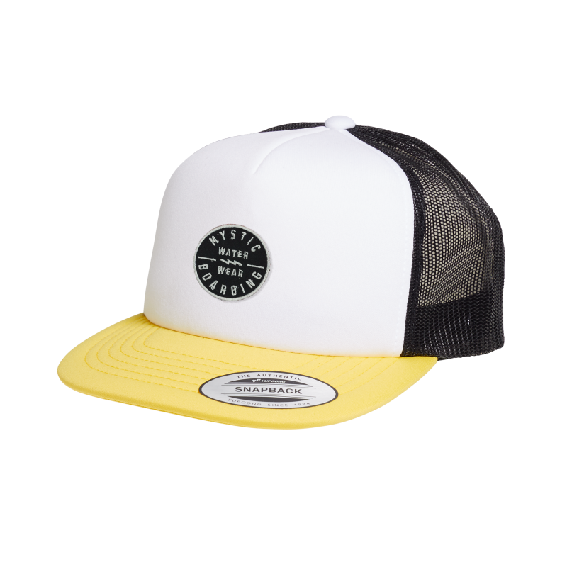 Mystic Boarding Flat Cap White - Caps
