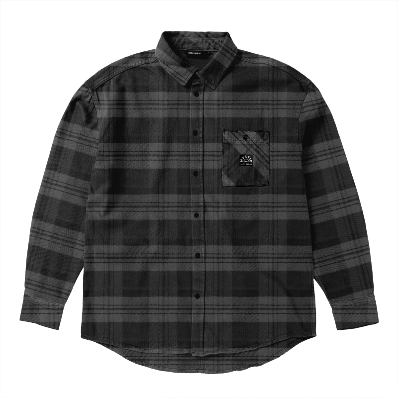 Mystic Golden Hour Shirt Men Phantom Grey - L/S Shirts