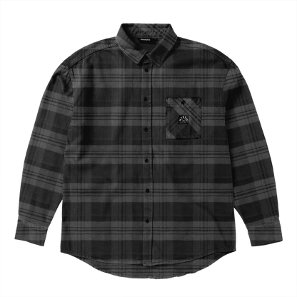 Mystic Golden Hour Shirt Men Phantom Grey - L/S Shirts
