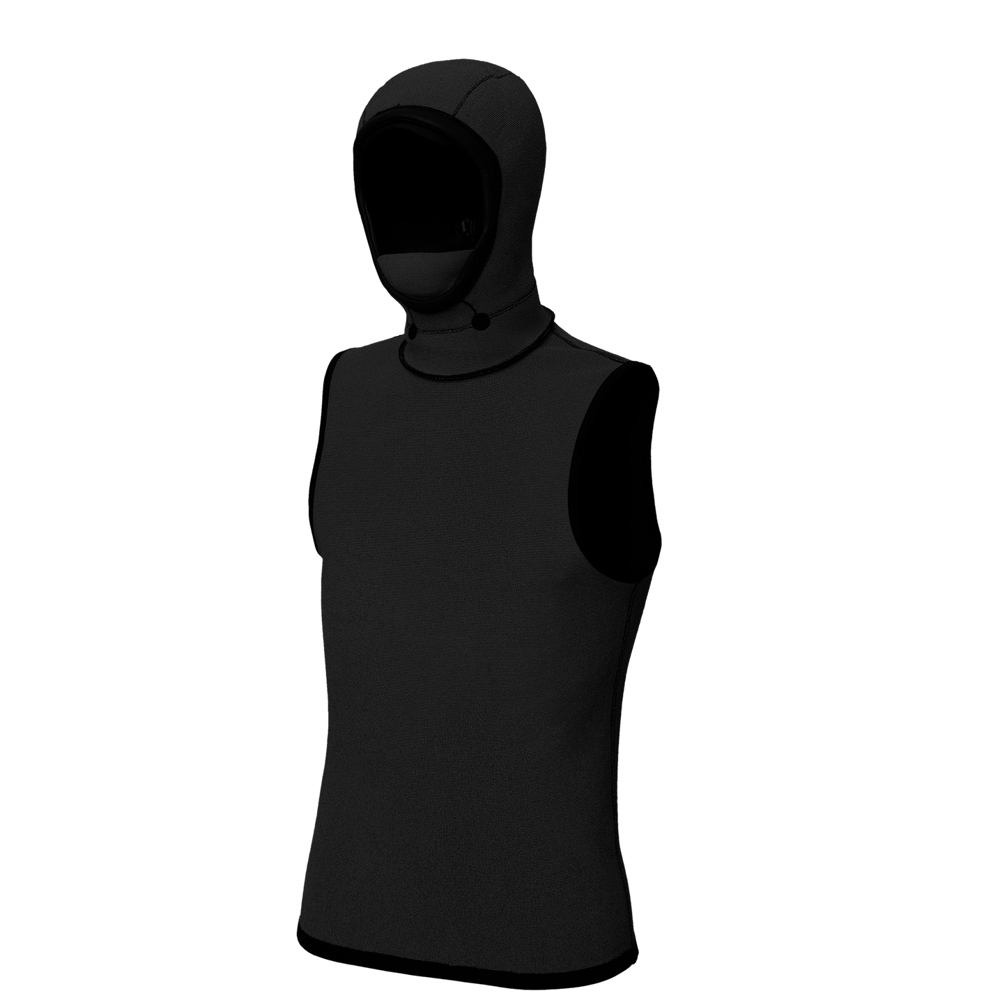 Mystic Neoprene Top with hood 3/2mm - Hoodies