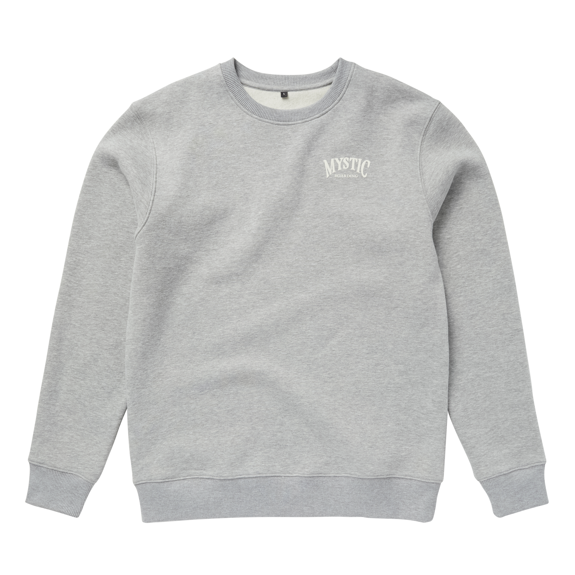 Mystic Ethos Crew Sweat Light Grey Melee | 23 - Jackets