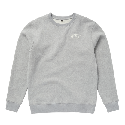 Mystic Ethos Crew Sweat Light Grey Melee | 23 - Jackets