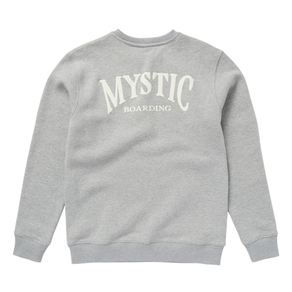 Mystic Ethos Crew Sweat Light Grey Melee | 23 - Jackets