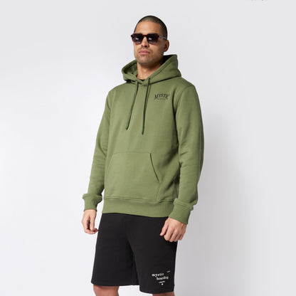 Mystic Ethos Hood Sweat Dark Olive - Hoodies