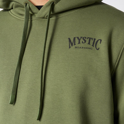 Mystic Ethos Hood Sweat Dark Olive - Hoodies