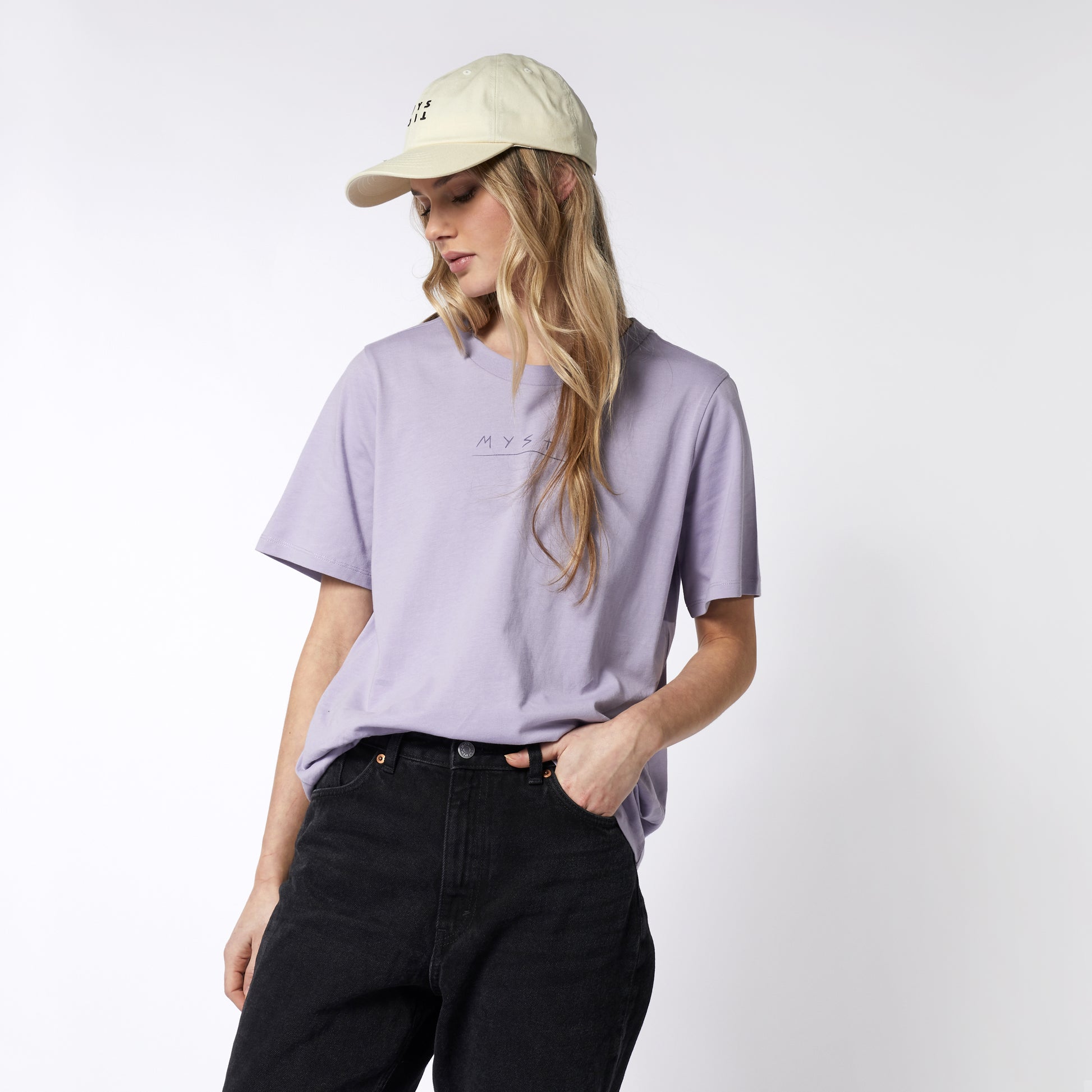 Mystic The Sketch Tee Dusty Lilac - Tees