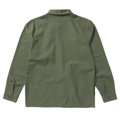 Mystic The Overshirt Jacket Dark Olive - Jackets