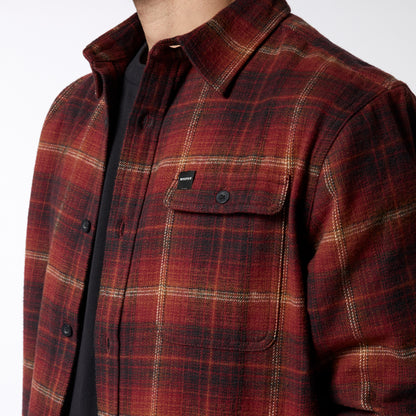 Mystic The Check Shirt Red - L/S Shirts