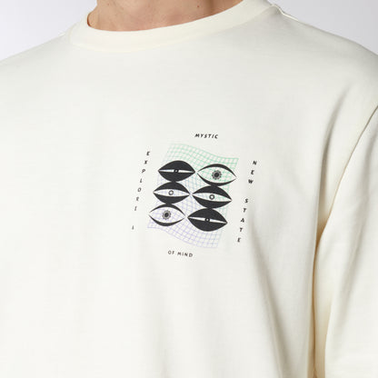 Mystic Tresspass L/S Tee Off White | 23 - Tees