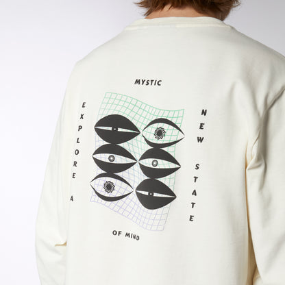 Mystic Tresspass L/S Tee Off White | 23 - Tees