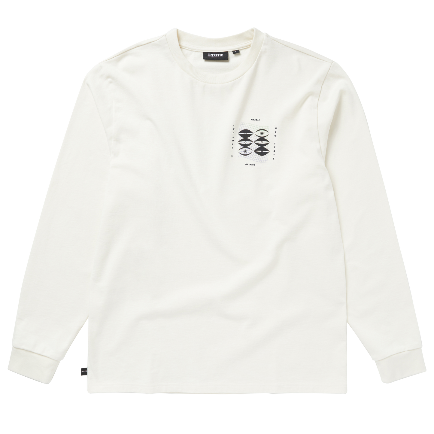 Mystic Tresspass L/S Tee Off White | 23 - Tees