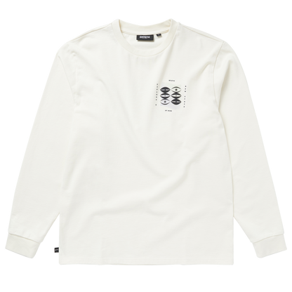 Mystic Tresspass L/S Tee Off White | 23 - Tees
