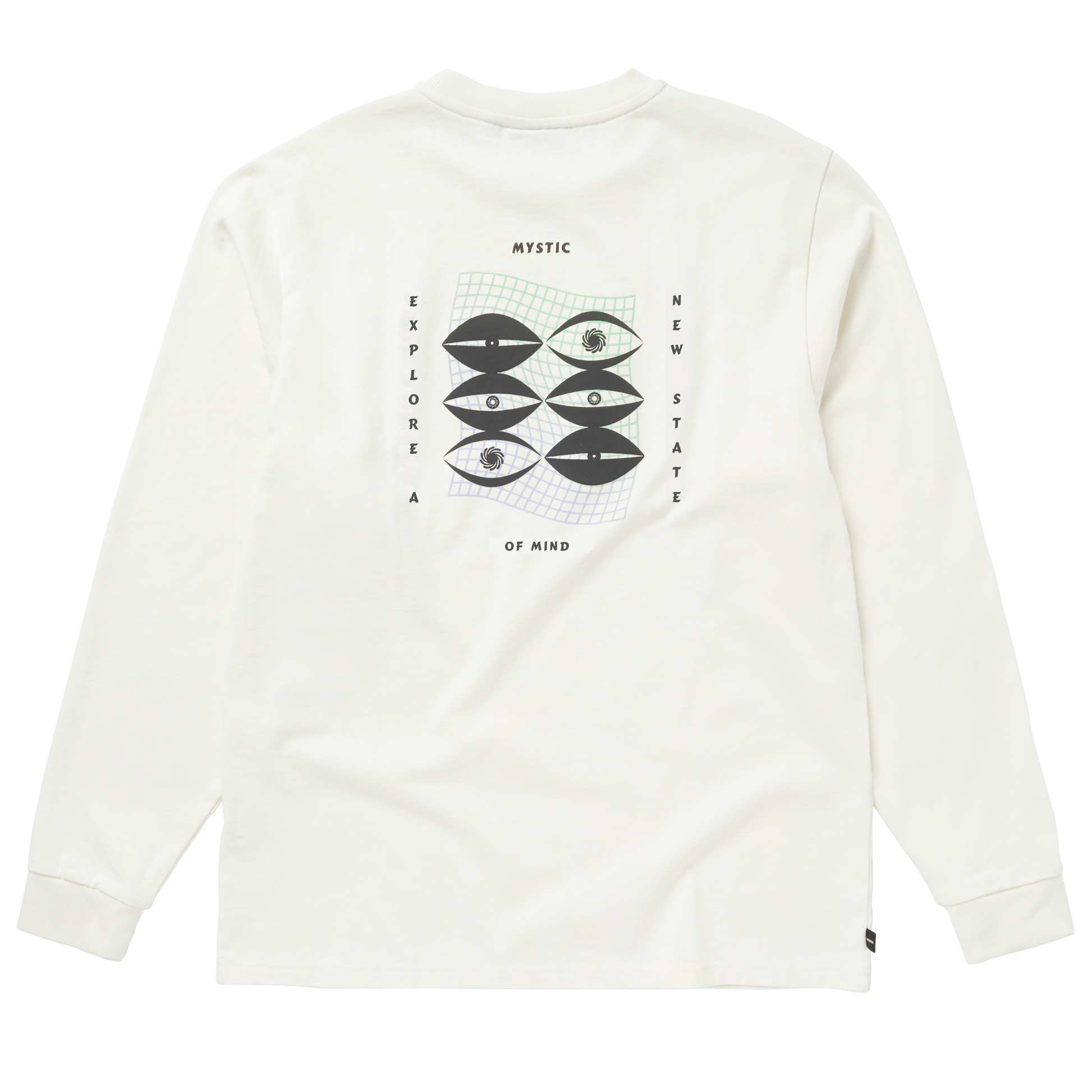 Mystic Tresspass L/S Tee Off White | 23 - Tees
