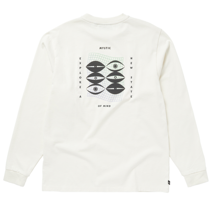 Mystic Tresspass L/S Tee Off White | 23 - Tees