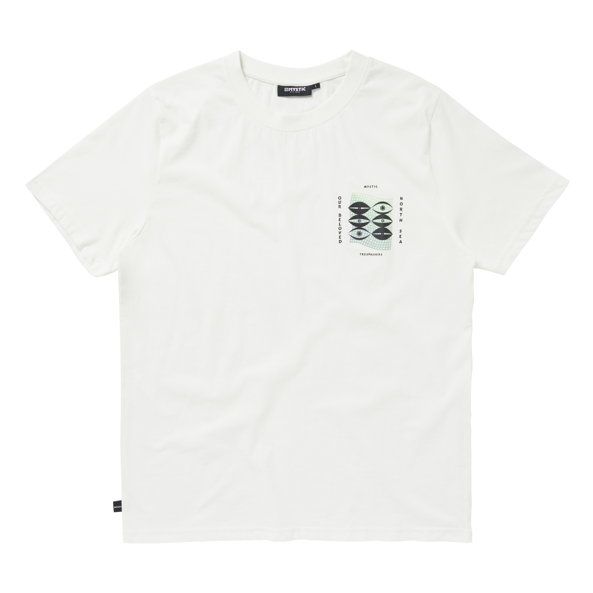 Mystic Tresspass Tee Off White | 23 - Tees