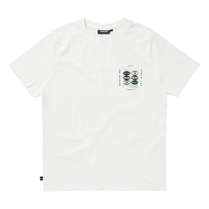 Mystic Tresspass Tee Off White | 23 - Tees