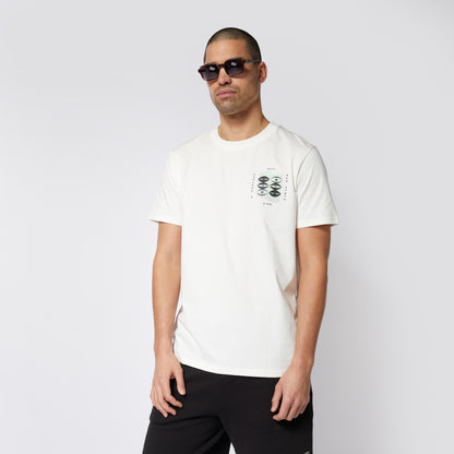 Mystic Tresspass Tee Off White | 23 - Tees
