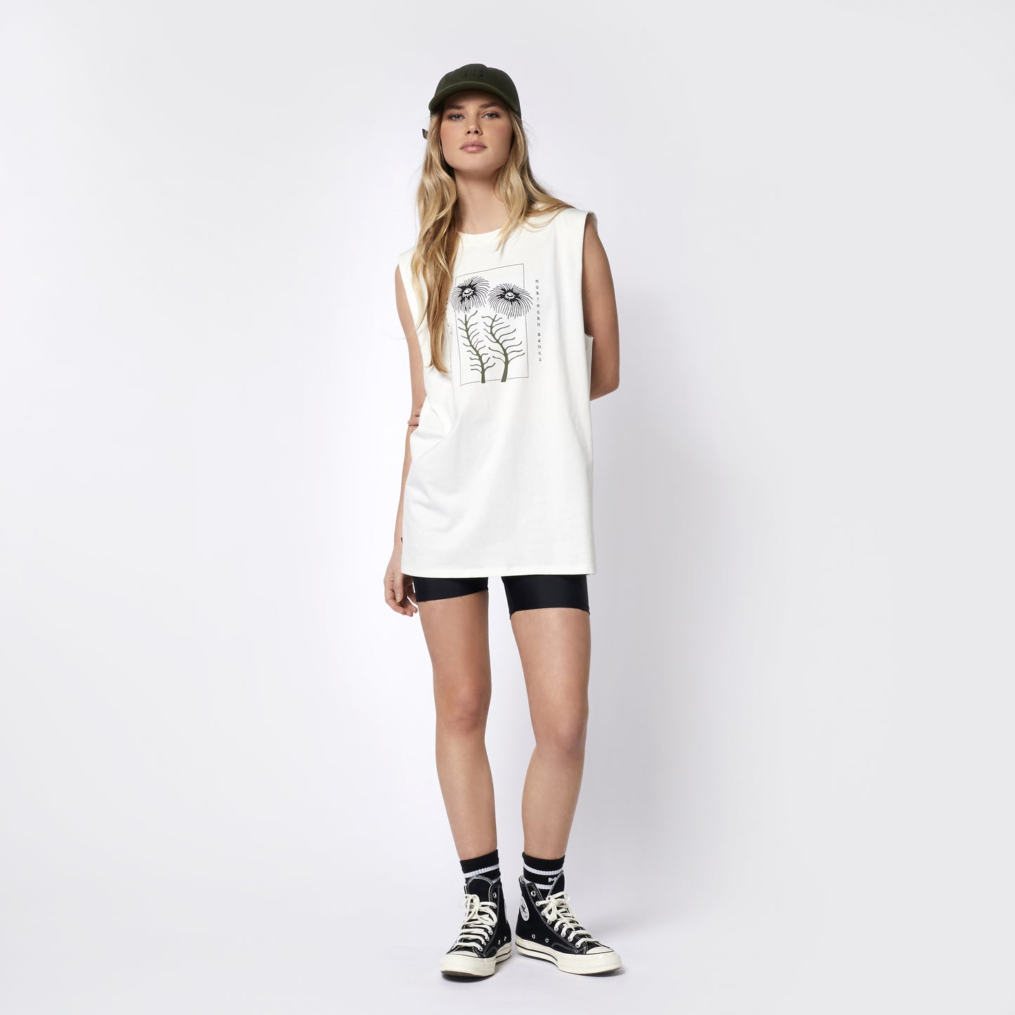 Mystic Sea Lily Tee Off White - Tees
