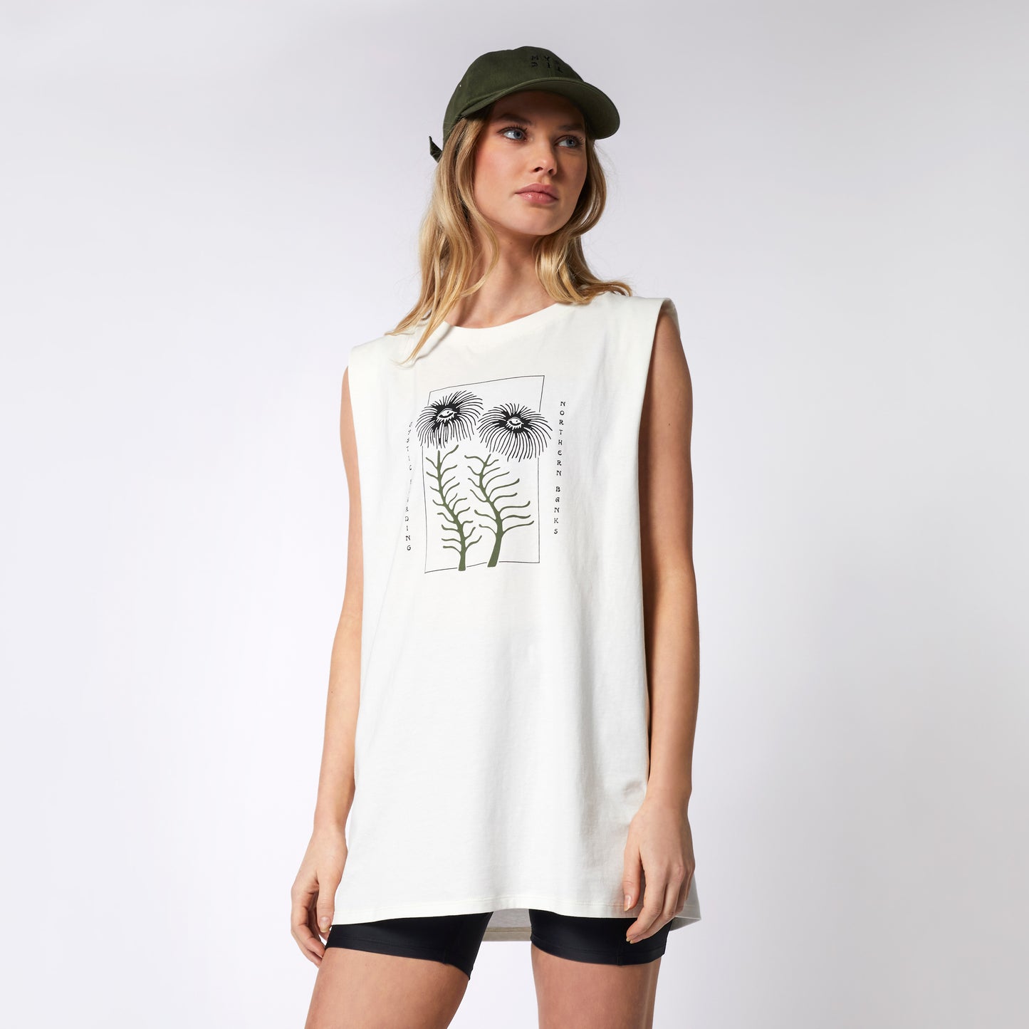 Mystic Sea Lily Tee Off White - Tees
