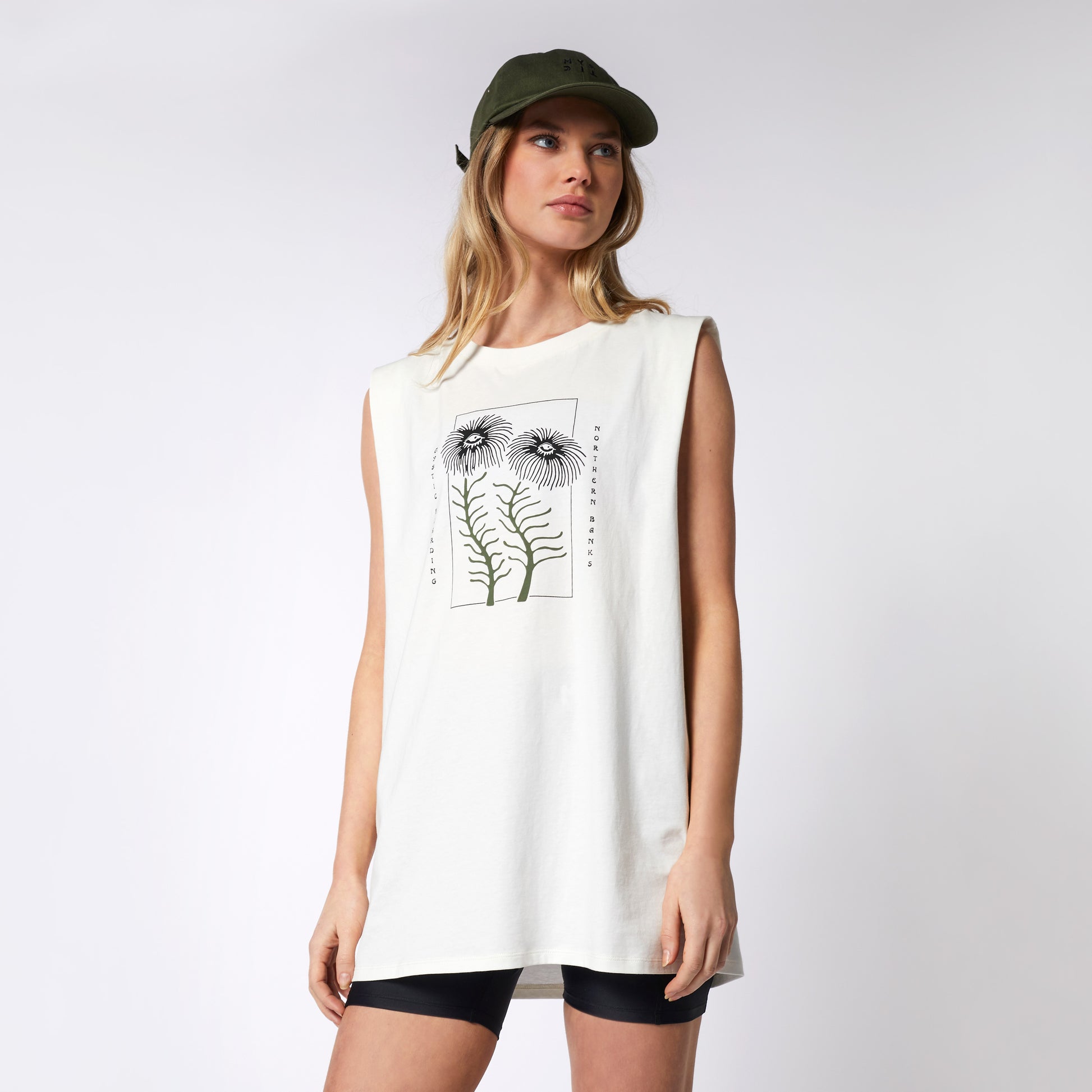 Mystic Sea Lily Tee Off White - Tees