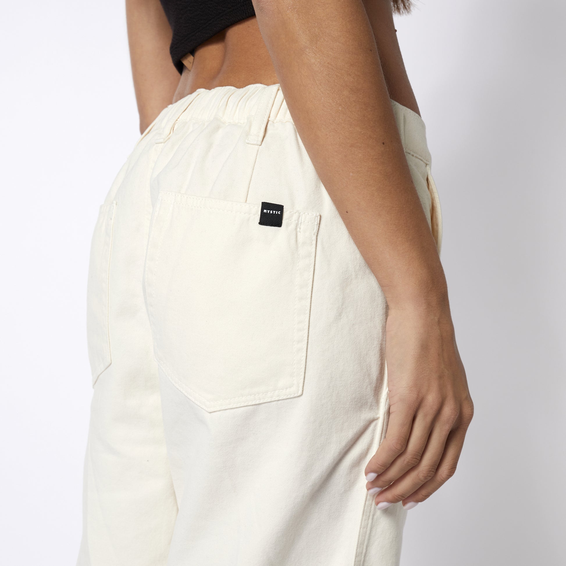Mystic Ziggy Pant Off White - Pants