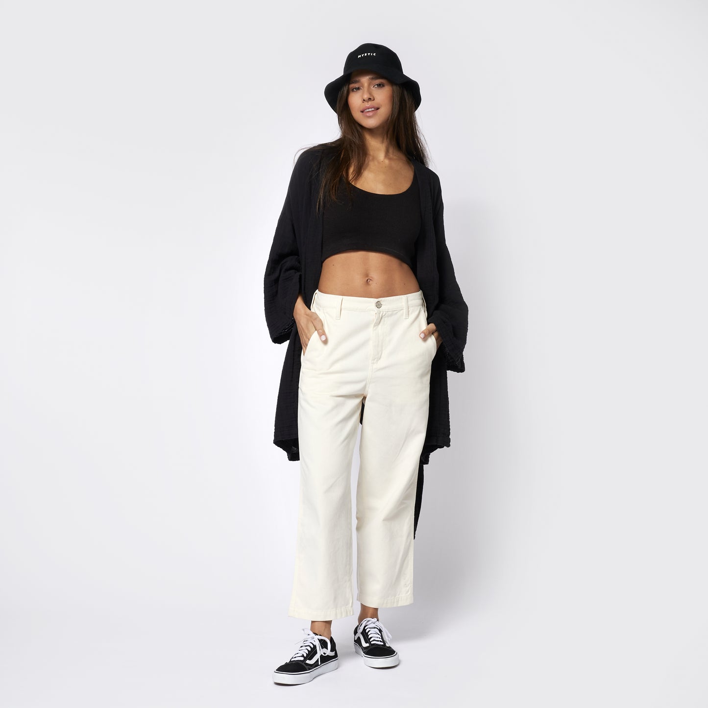 Mystic Ziggy Pant Off White - Pants