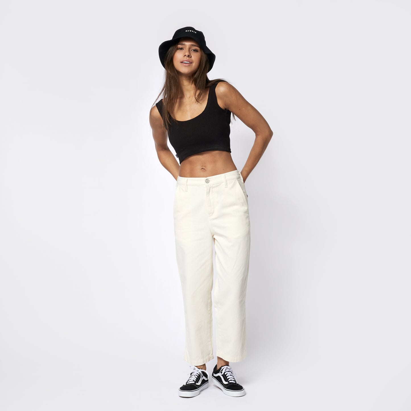Mystic Ziggy Pant Off White - Pants