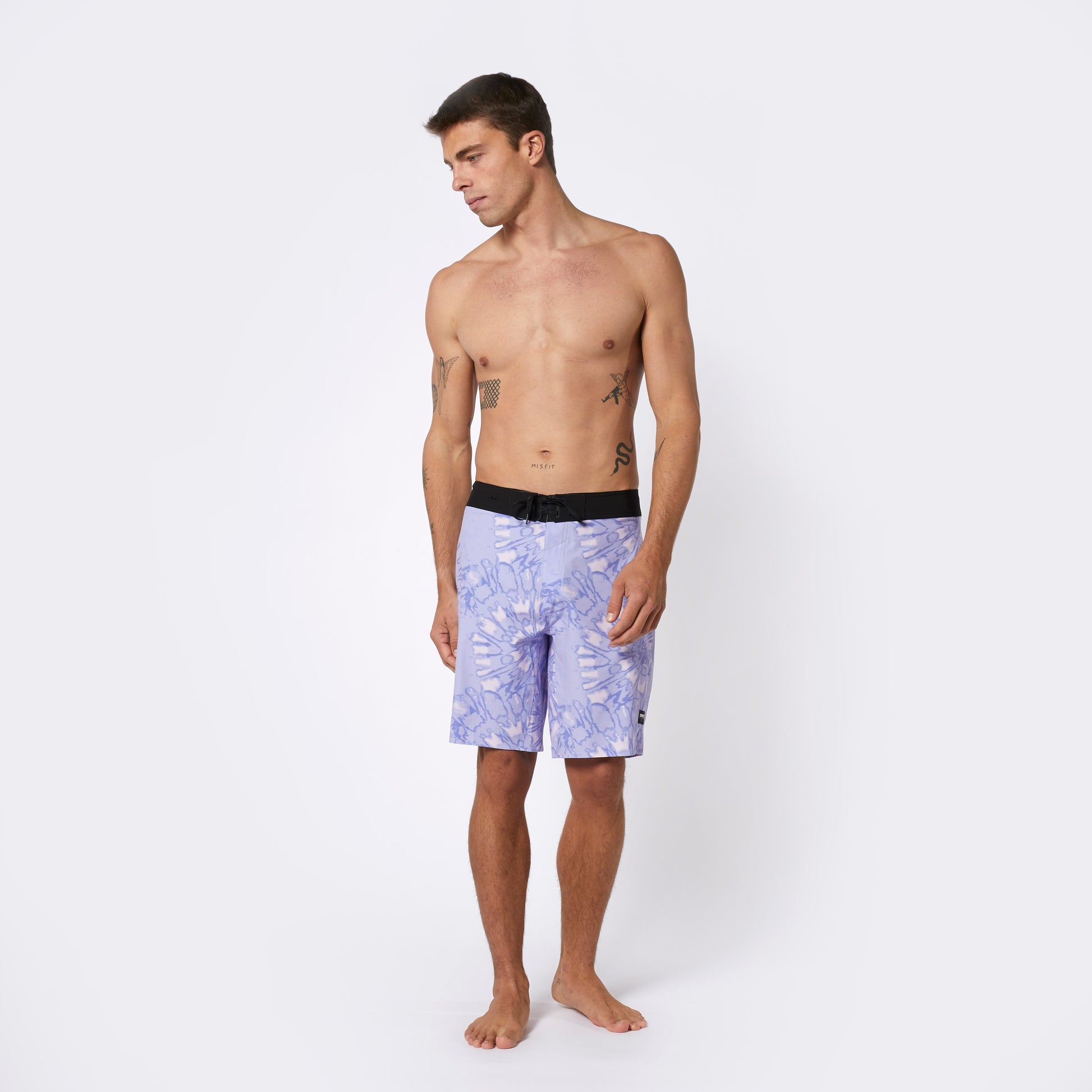 Mystic Tie Dye Performance Boardshort Pastel Lilac | 23 - Boardshorts