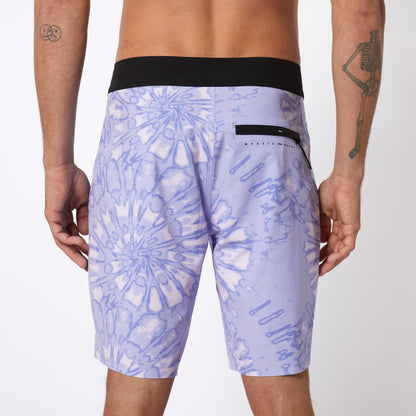 Mystic Tie Dye Performance Boardshort Pastel Lilac | 23 - Boardshorts