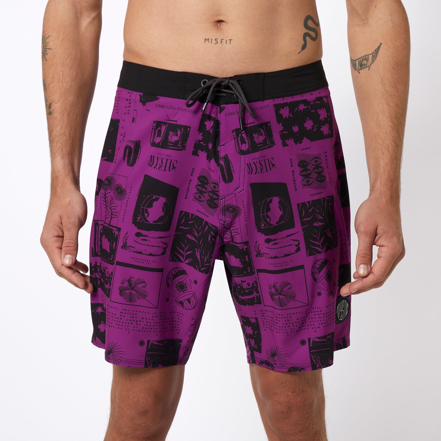 Mystic Ripple Movement Boardshort Sunset Purple - Boardshorts