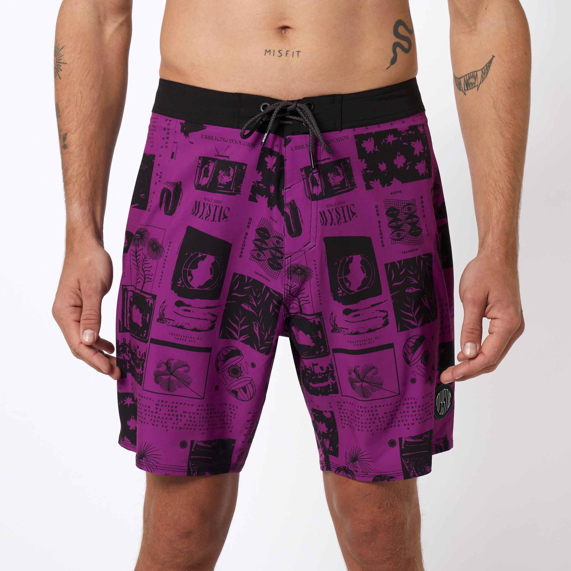 Mystic Ripple Movement Boardshort Sunset Purple - Boardshorts