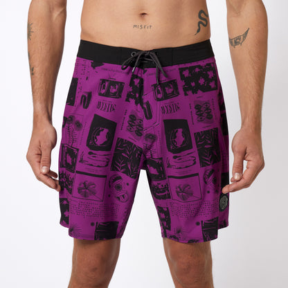 Mystic Ripple Movement Boardshort Sunset Purple - Boardshorts