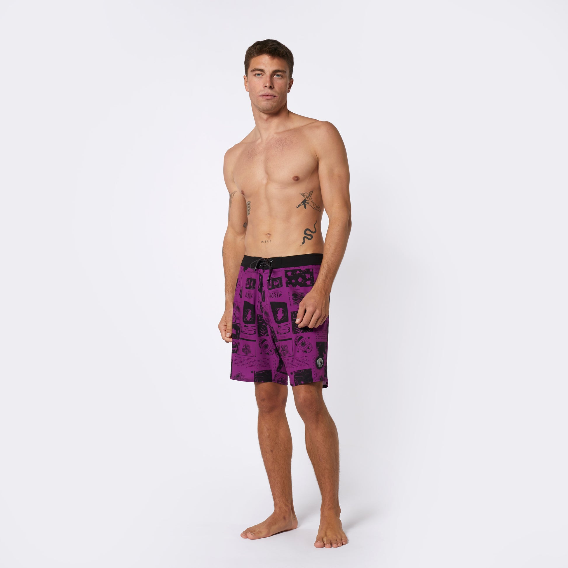 Mystic Ripple Movement Boardshort Sunset Purple - Boardshorts