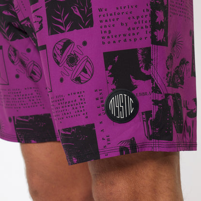 Mystic Ripple Movement Boardshort Sunset Purple - Boardshorts
