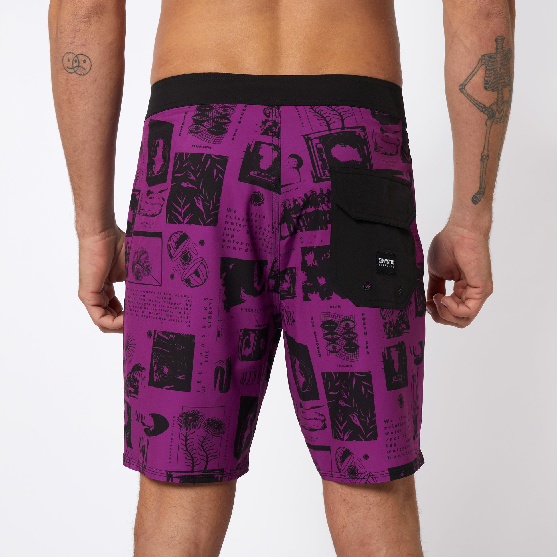 Mystic Ripple Movement Boardshort Sunset Purple - Boardshorts